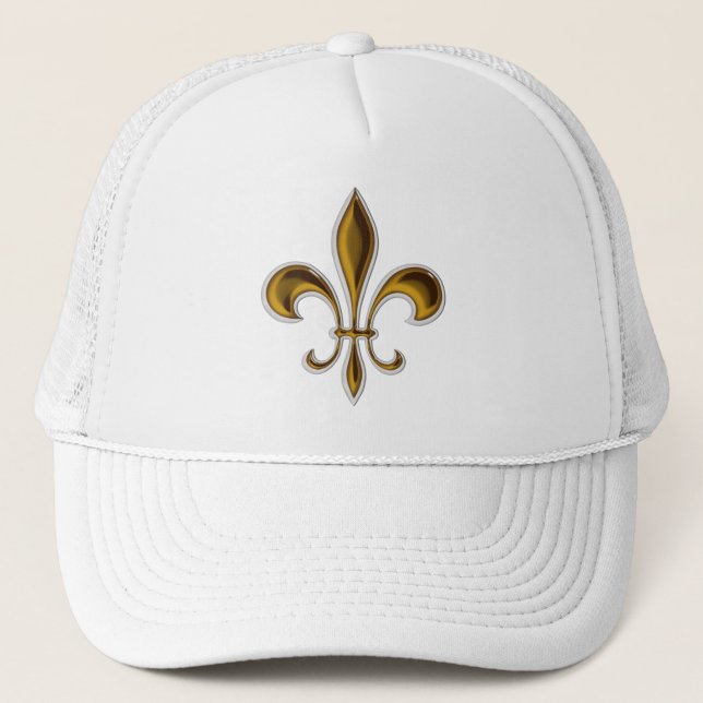Fleur De Lis Trucker Hat (Front)