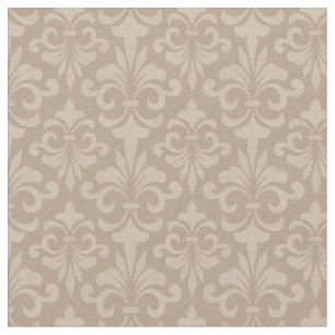 Fleur de Lis Vintage French Elegant Royal Pattern Fabric