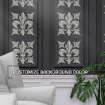 Fleur-De-Lis White Marble Wallpaper<br><div class="desc">Fleur-De-Lis White Marble -</div>