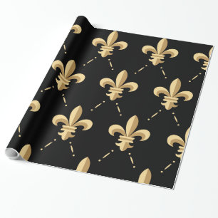 Fleur De Lis Wrapping Paper