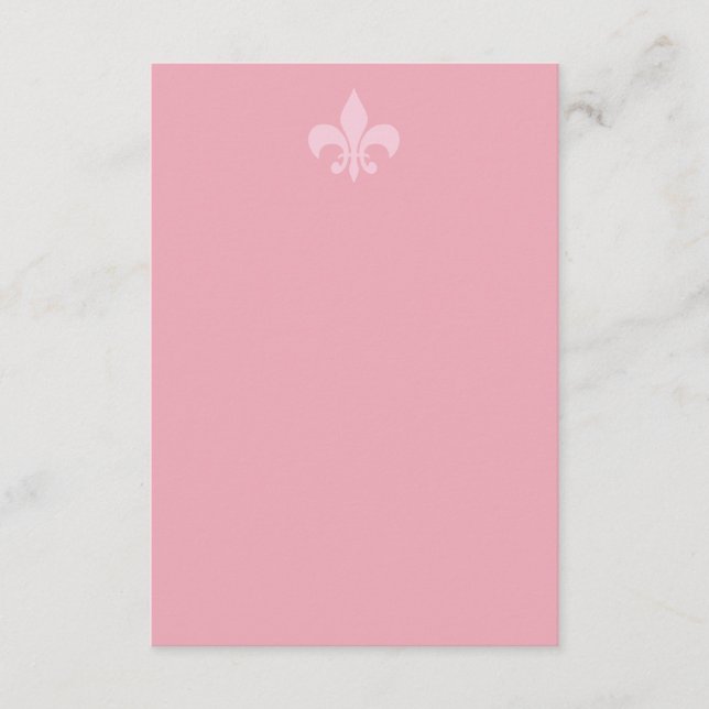 Fleur de Lise Enclosure Card in Pretty Pinks (Front)