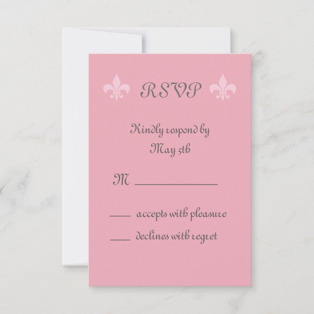 Fleur de Lise RSVP in Pretty Pinks (Front)