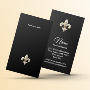 Fleur de Lys 2 Business Card