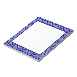 Fleur-de-Lys Blue Notepad