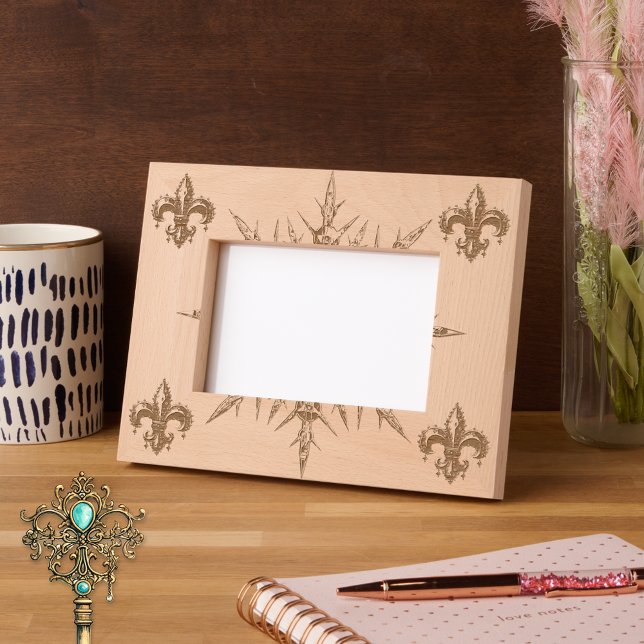 Fleur-de-Lys Etched Frames (Creator Uploaded)