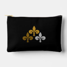 Fleur de Lys Large Accessory Pouch