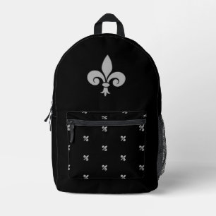 Fleur de Lys  Printed Backpack