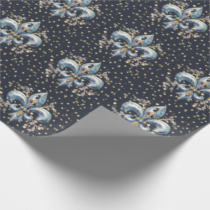 Fleur de Lys Wrapping Paper