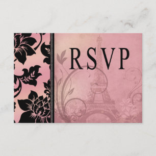 Fleur de Paris Eiffel Tower RSVP   pink