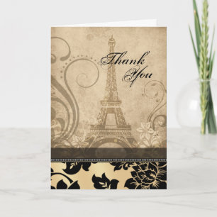 Fleur de Paris Eiffel Tower   sand Thank You
