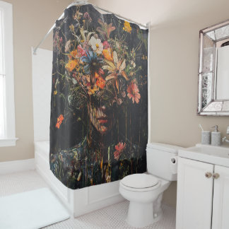 Fleur du Voile – Surreal Art Design Shower Curtain