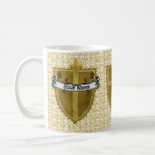 Fleur Family Crest Surname mug