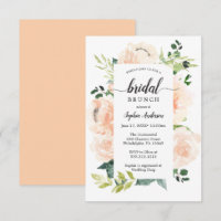 Fleur Jolie Pretty Floral Bridal Shower Invites