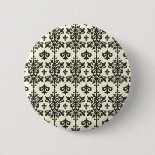 Fleur Pattern Button