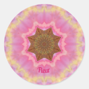FLEUR ~ Pretty In Pink sticker personalised