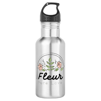 Fleur – Pure Love Floral Logo 532 Ml Water Bottle