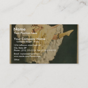 Fleurette, 'Joseph Hart Vaudeville Co.' Retro Thea Business Card