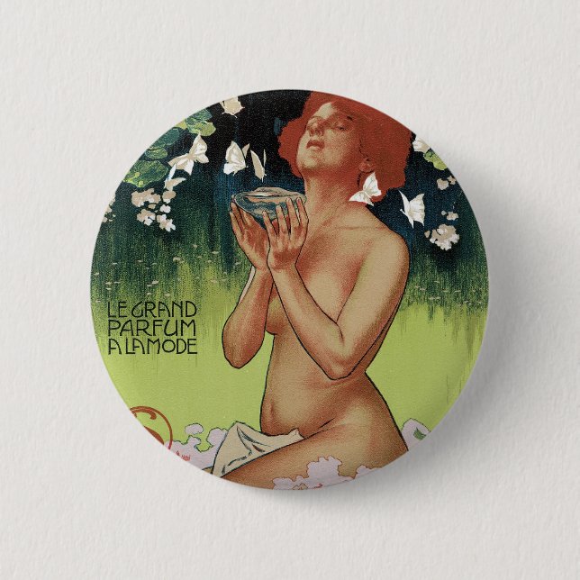 Fleurs de Mousse 6 Cm Round Badge (Front)