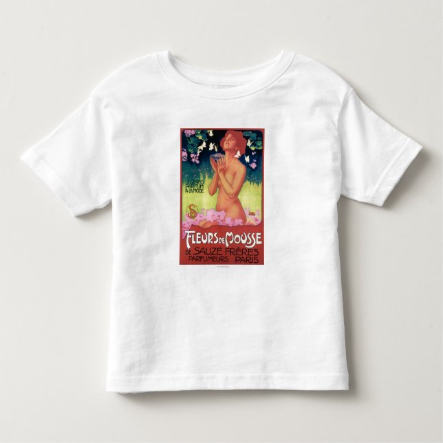 Fleurs de Mousse Perfume Poster Toddler T-Shirt (Front)