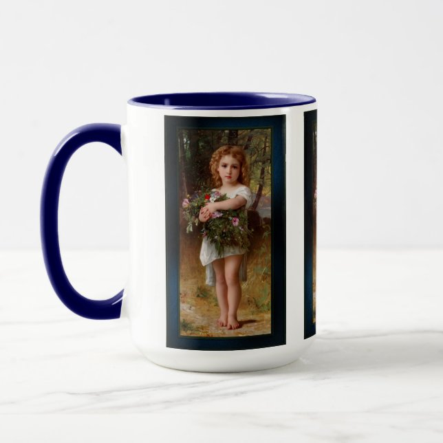 Fleurs De Printemps by William Bouguereau Mug (Left)