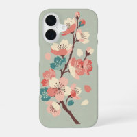 Fleurs de Sakura Minimalistes Rétro