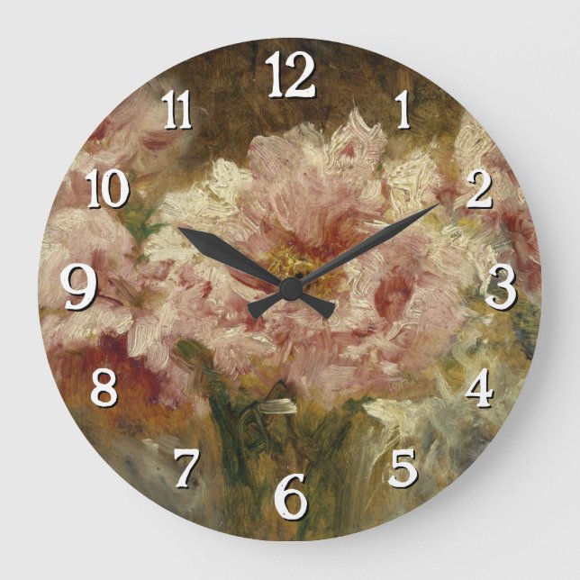 Fleurs – Félix Ziem Large Clock (Front)