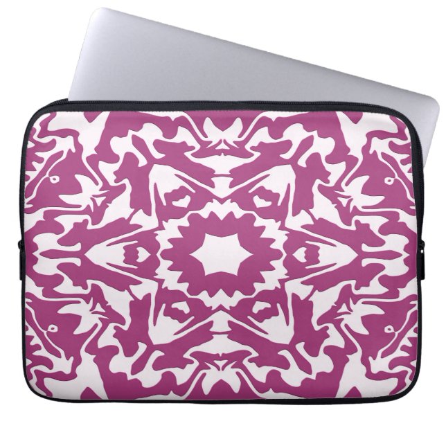 Fleurs & Gargoyles.... Laptop Sleeve (Front)