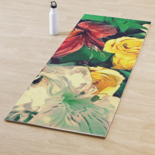 Fleurs Le Matin Yoga Mat