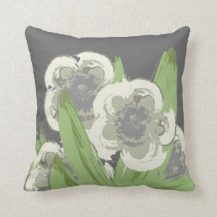 Fleurs Modernes D'art Cushion