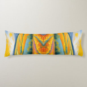 “Fleurs Tranquilles” Wide Landscape Provence Body Cushion