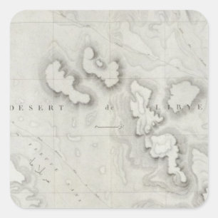 Fleuve Sans Eau, Egypt Square Sticker