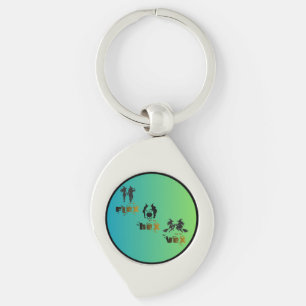 Flex. Hex. Vex. Body Positive & Diverse Witches Key Ring