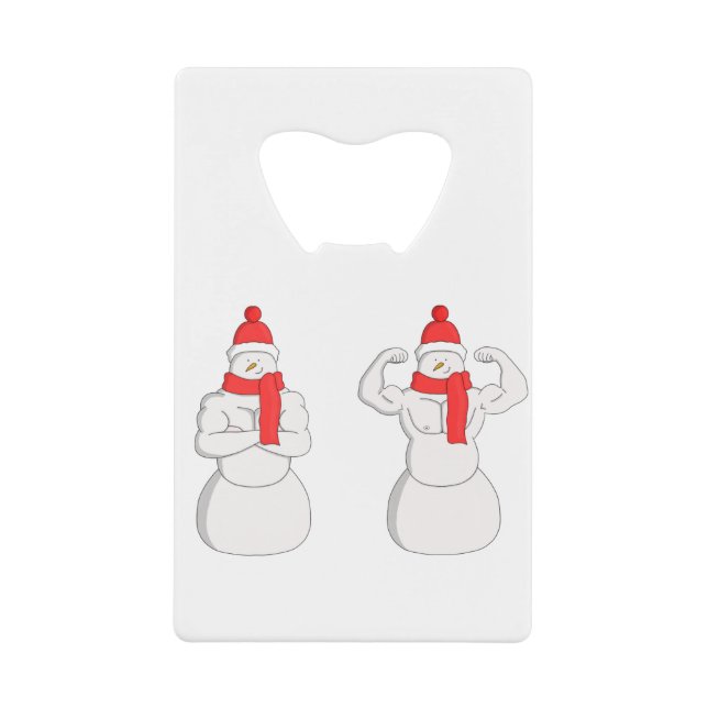 Flex Muscle Snowman (Front)