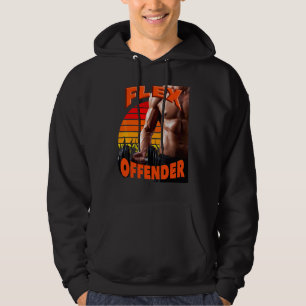 Flex Offender Weightlifting Bodybuilding Gym Grap Hoodie