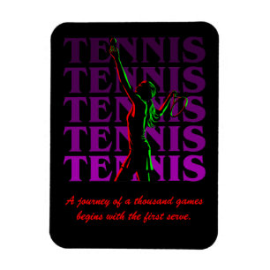 Flexi Magnet Women's Tennis 1 Purple Dark