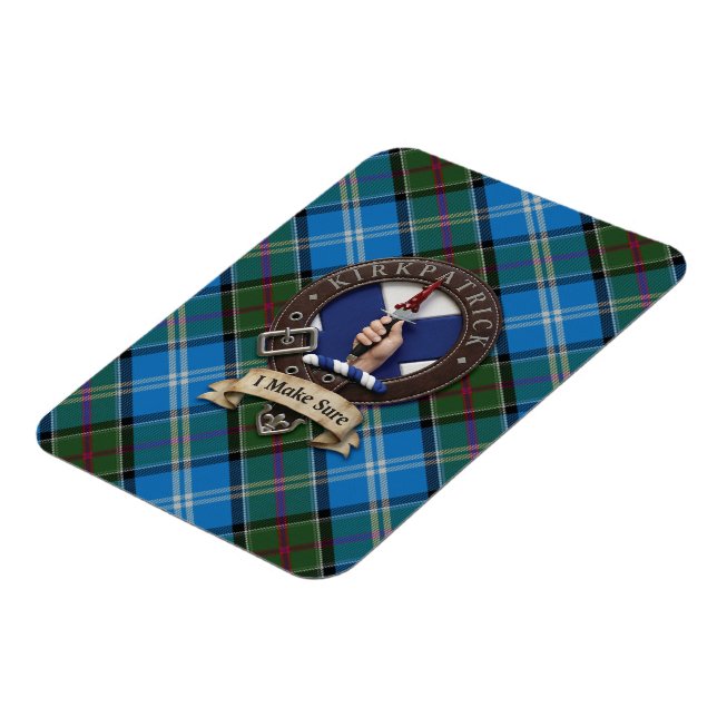 Flexible Clan Kirkpatrick Fridge Magnet (Left Side)