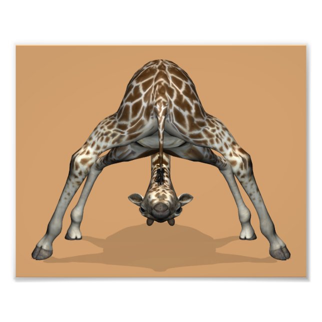 Flexible Giraffe Photo Print (Front)