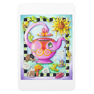 FLEXIBLE MAGNET - MAD ABOUT TEA PARTY