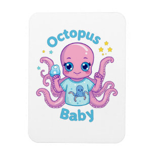 Flexible Magnetic Octopus Baby Magnet
