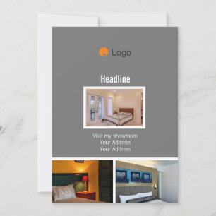 Flexible Monochrome Corporate Invitation