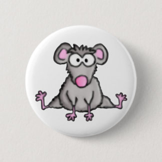 Flexible Mouse 6 Cm Round Badge