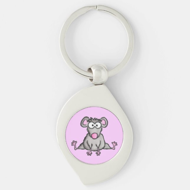 Flexible Mouse Key Ring (Front)