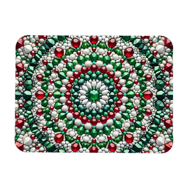 Flexible photo magnet with Italian Colours (Horizontal)