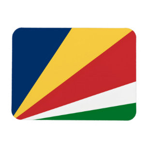 Flexible photo magnet with Seychelles Colours