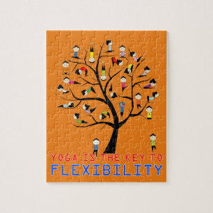 Flexible Yoga Jigsaw Puzzle