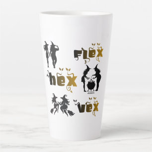 Flexing Hexing and Vexing Latte Mug