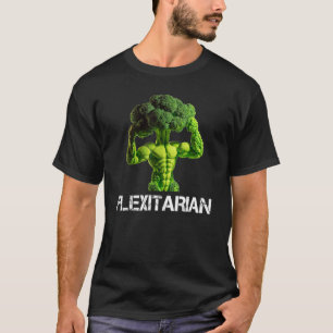 Flexitarian Broccoli Bodybuilder Clean Eating Weig T-Shirt