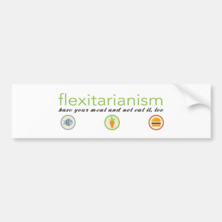 Flexitarian Bumper Sticker