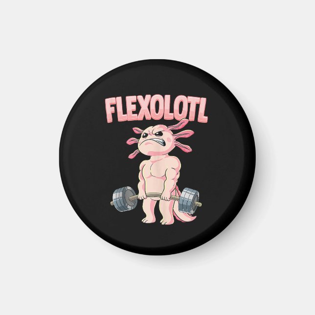 Flexolotl Axolotl Magnet (Front)