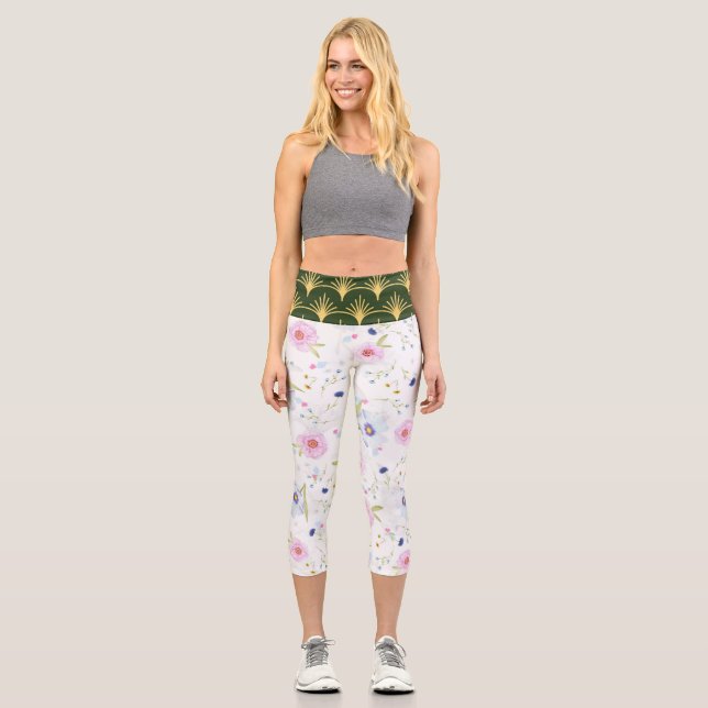 Flexora High-Waisted Capris (Front)